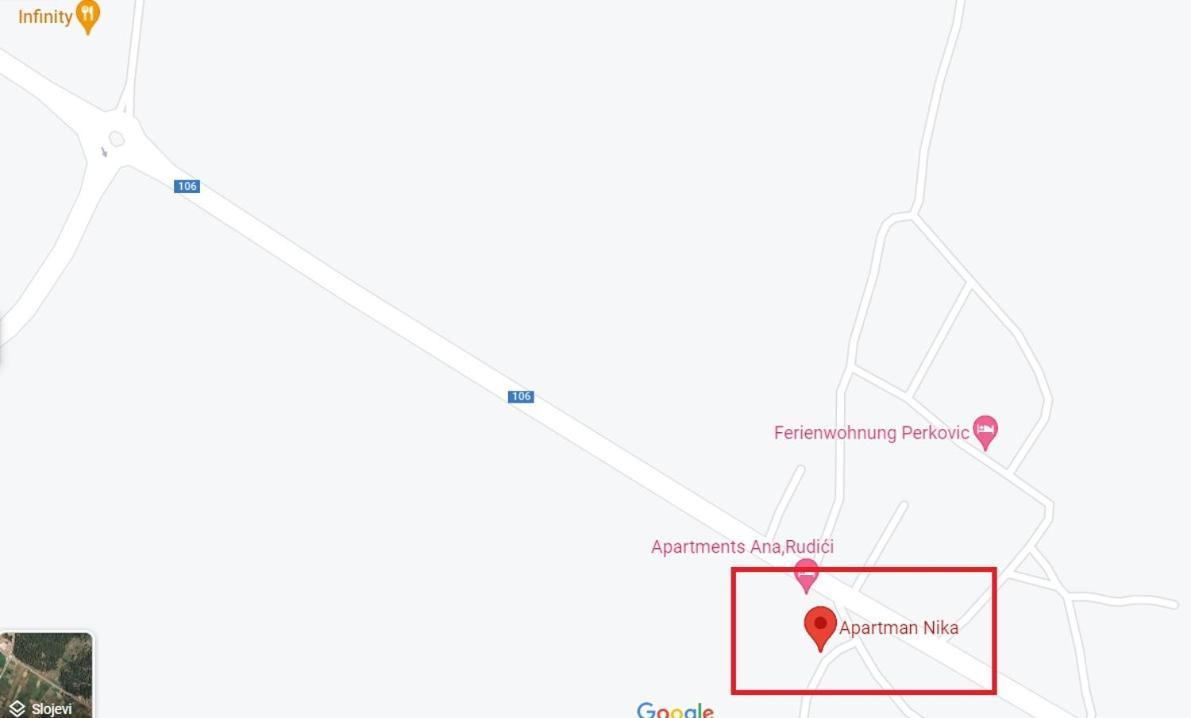 Apartman Nika Lägenhet Ražanac Exteriör bild
